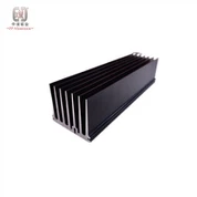Dissipateur de chaleur en aluminium anodisé noir extrudé