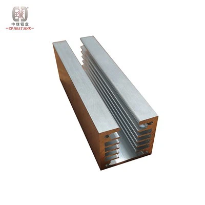 Dissipateur thermique à rainure en forme de U en aluminium
